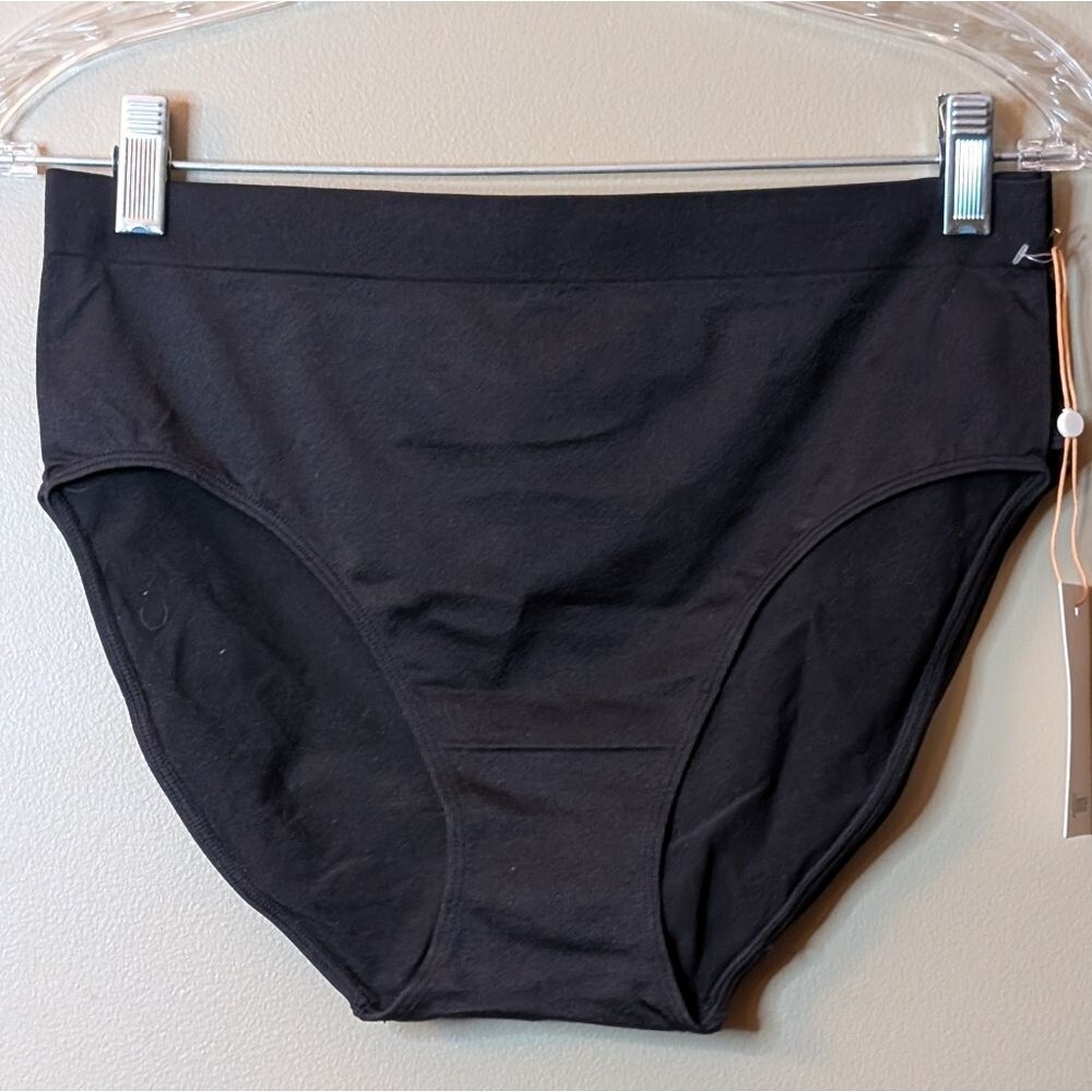 Quince black Comfort High-Waisted Brief size XL smoothing seamless intimates (3)